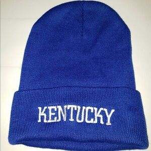 TWO University of Kentucky Wildcats Athletics Winter Beanie Hat